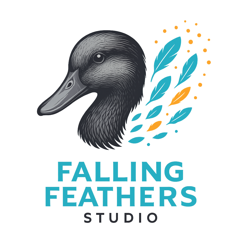 Falling Feathers Studio Logo